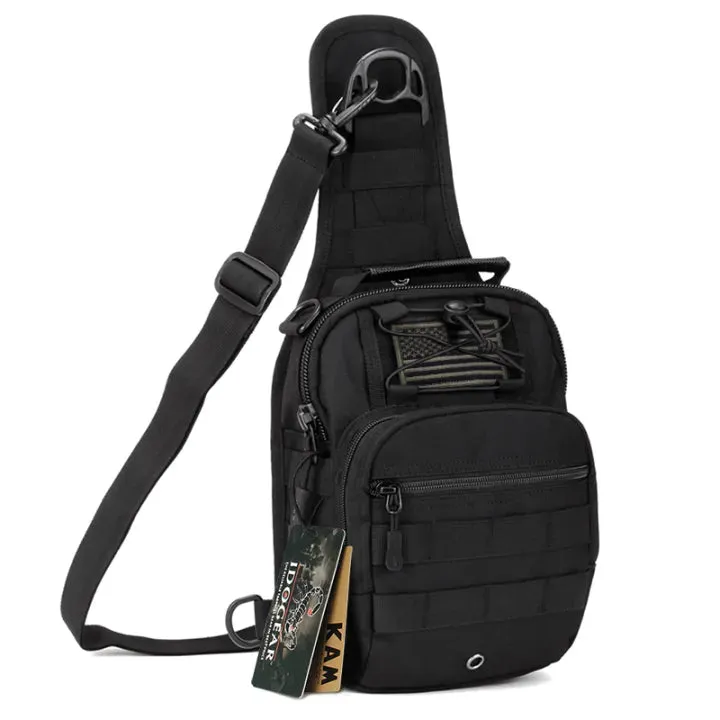 IDOGEAR Tactical Sling Bag Pack Small EDC Molle Shoulder Backpack 3505