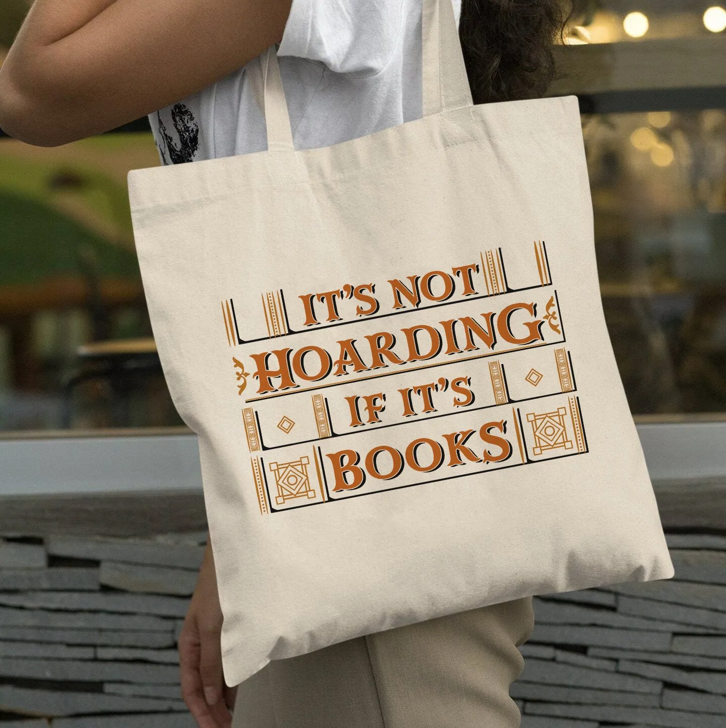 It's Not Hoarding If It's Books Book Lovers Gift TBW19