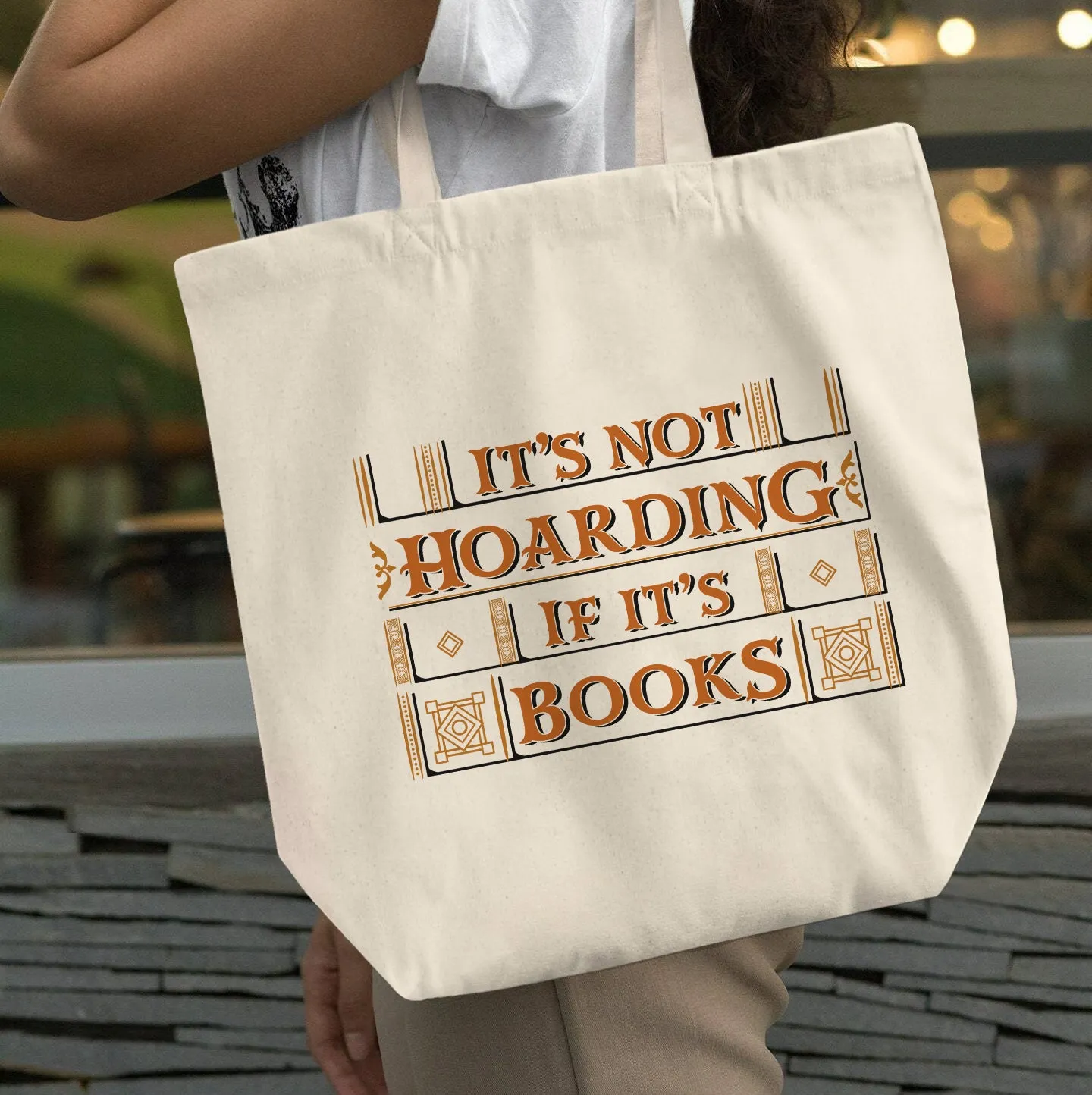 It's Not Hoarding If It's Books Book Lovers Gift TBW19