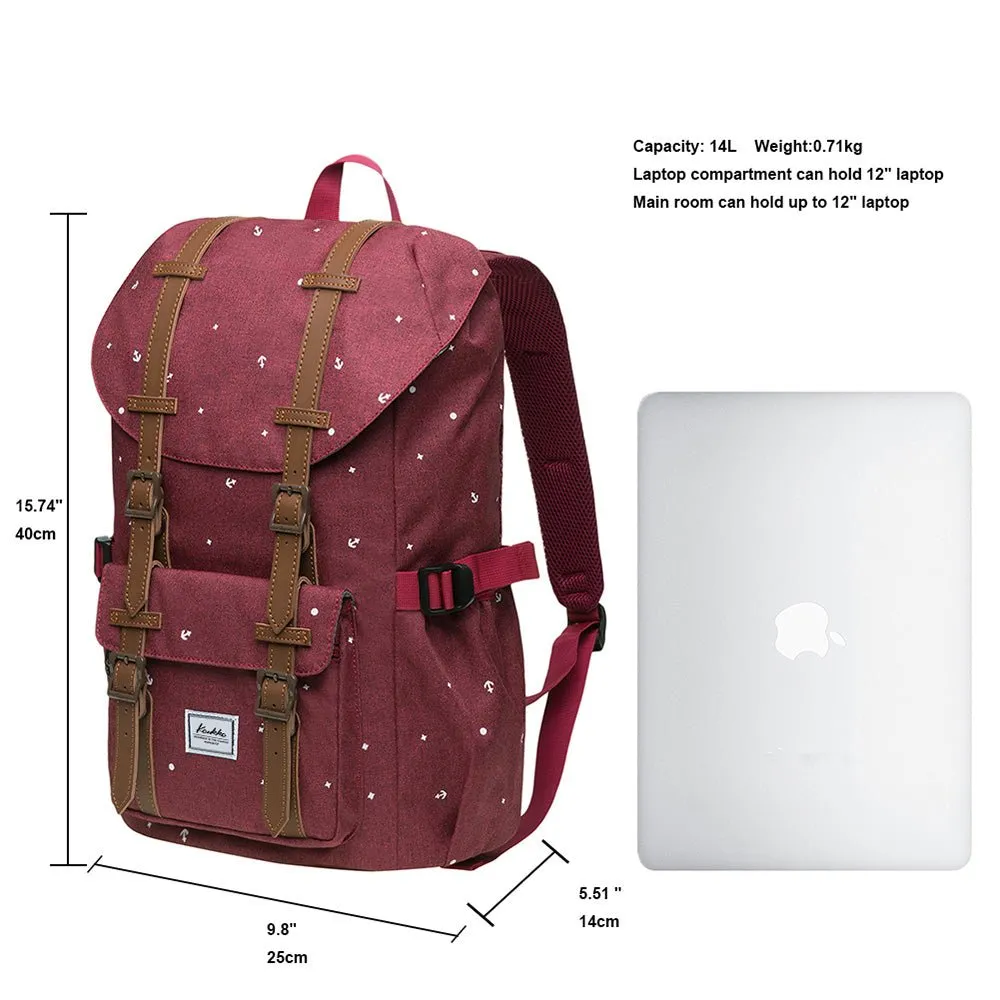 KAUKKO Backpack for city trips, EP5-13 ( Red / 14L )