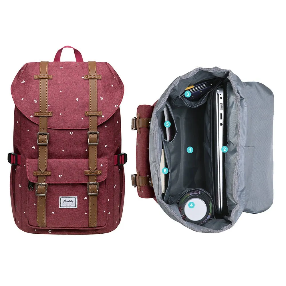 KAUKKO Backpack for city trips, EP5-13 ( Red / 14L )