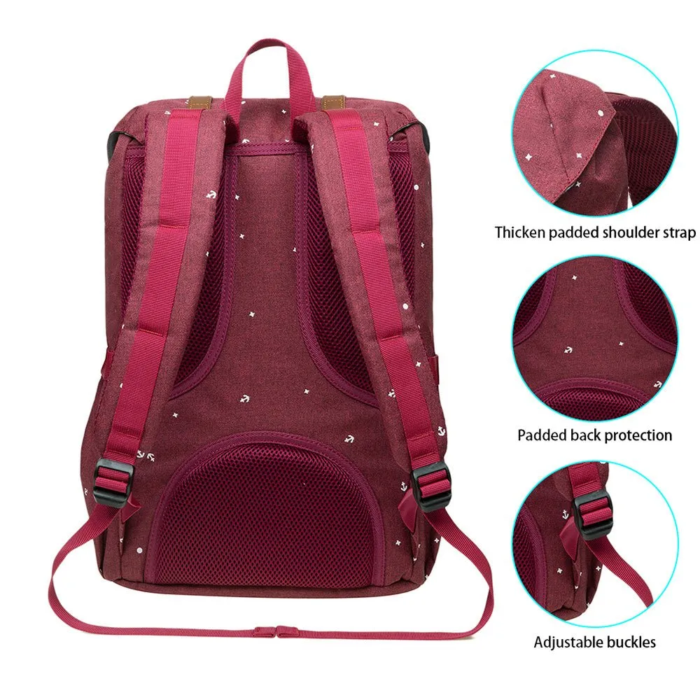 KAUKKO Backpack for city trips, EP5-13 ( Red / 14L )