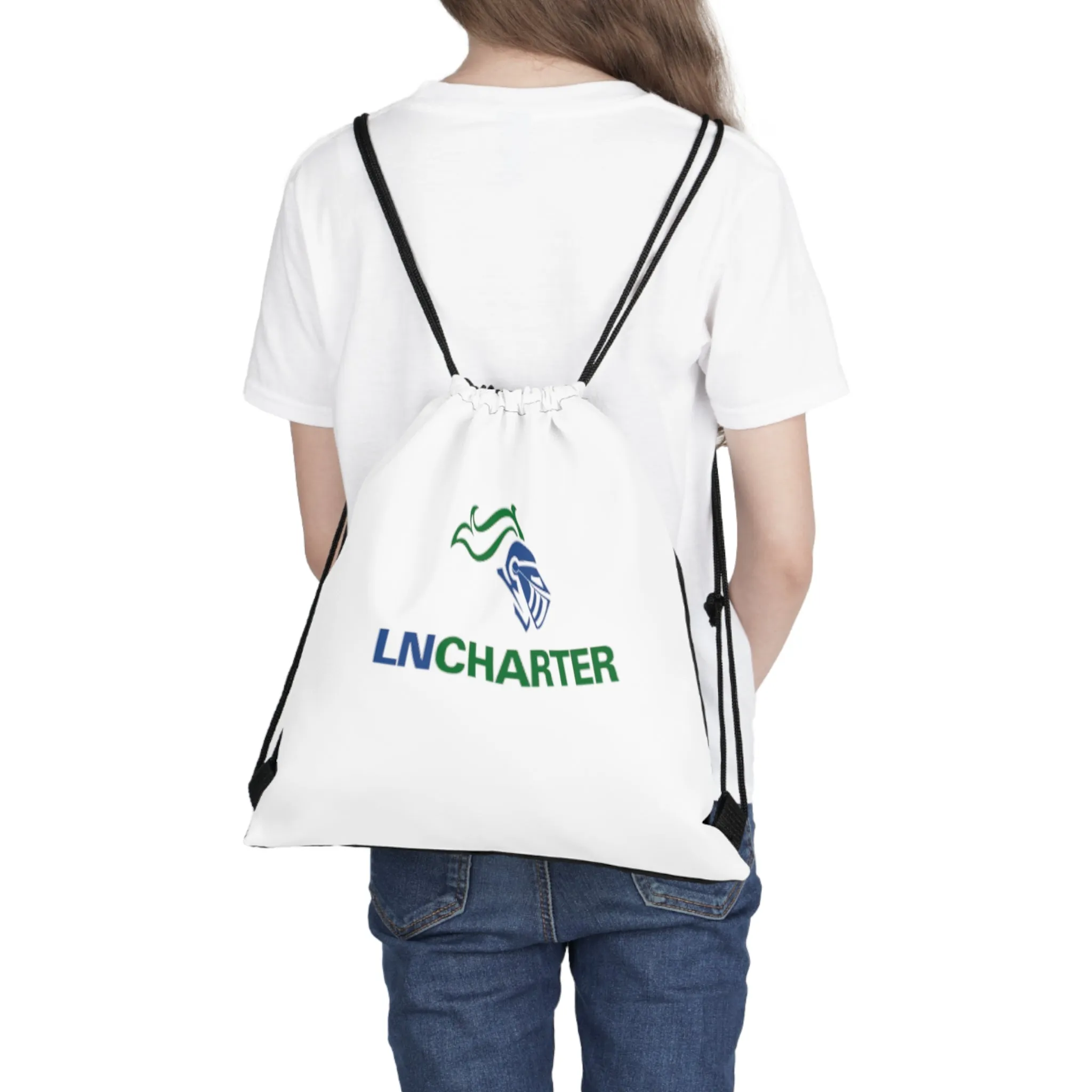 Lake Norman Charter School Outdoor Drawstring Bag