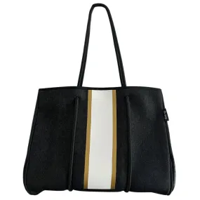 Laken Paige LLC - Camille Large Neoprene Tote - Black