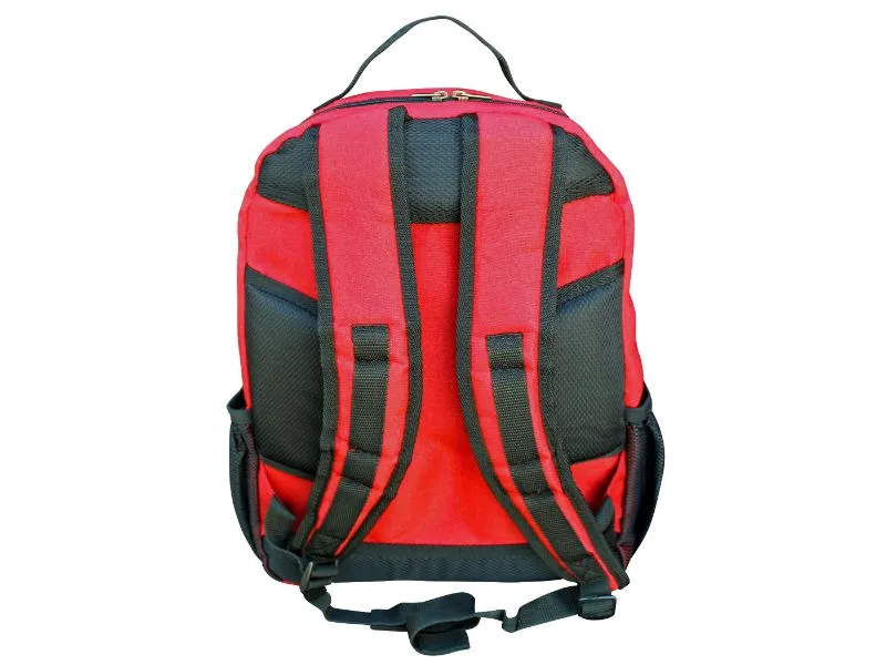 Laptop Backpack Commuter Cotton Red