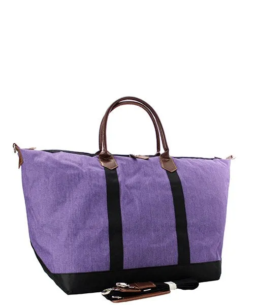 Large Canvas Travel Tote Bag