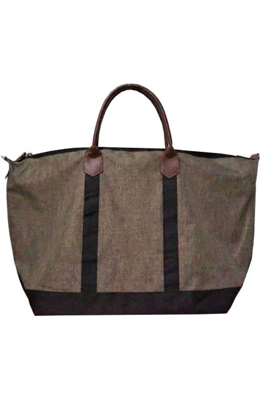 Large Canvas Travel Tote Bag