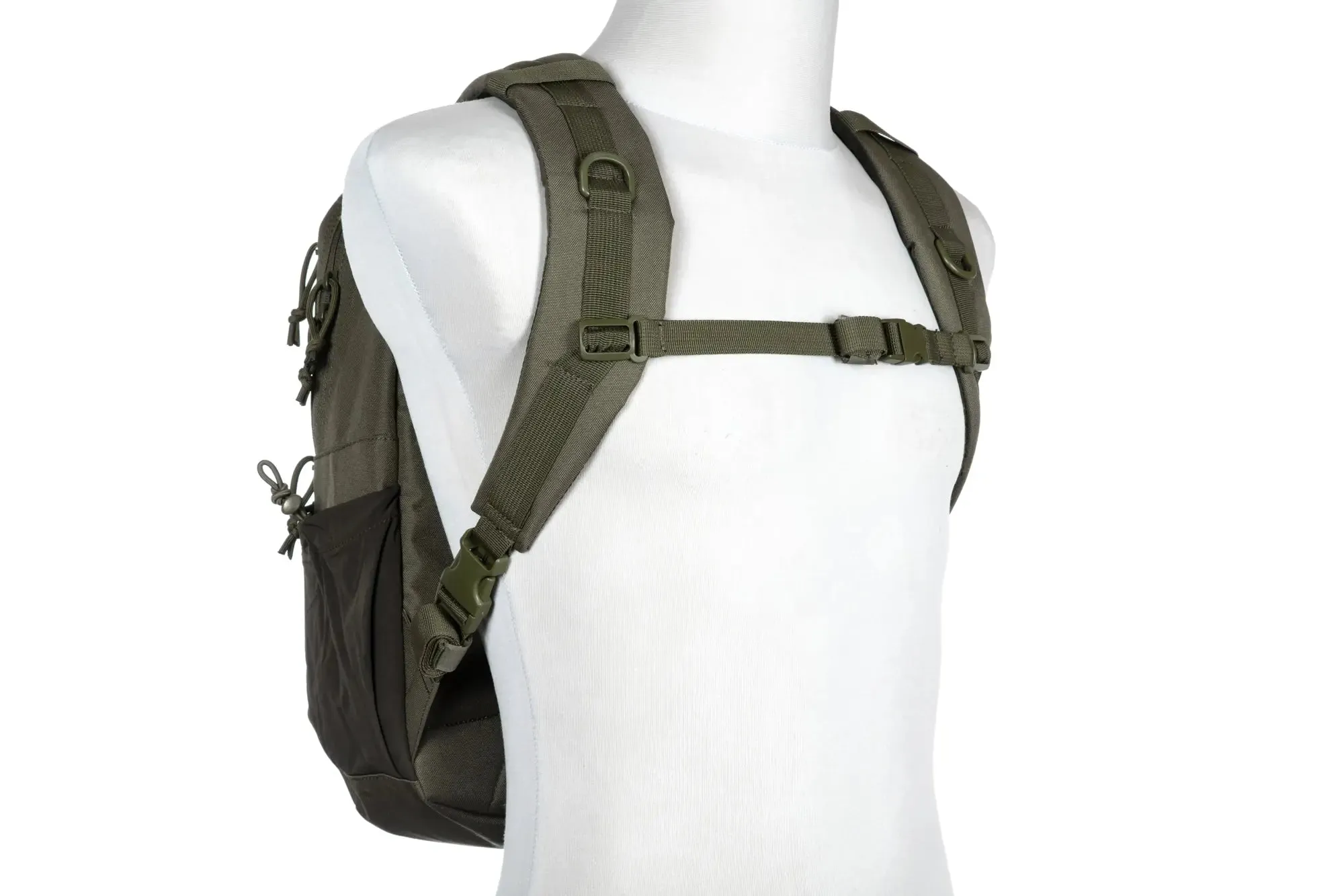 Laser cut light weight backpack - olive