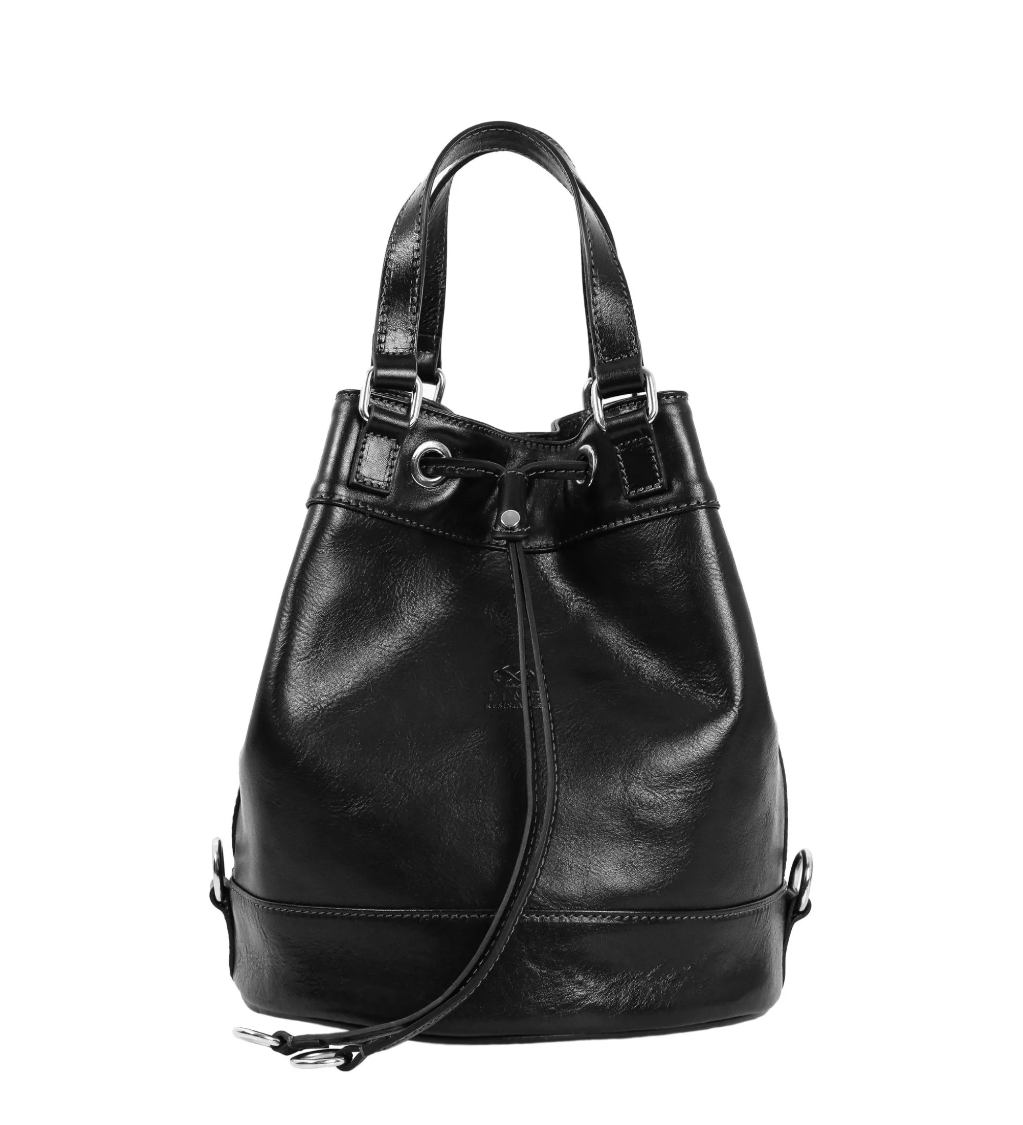 Leather Bucket Bag for Women - Light In August