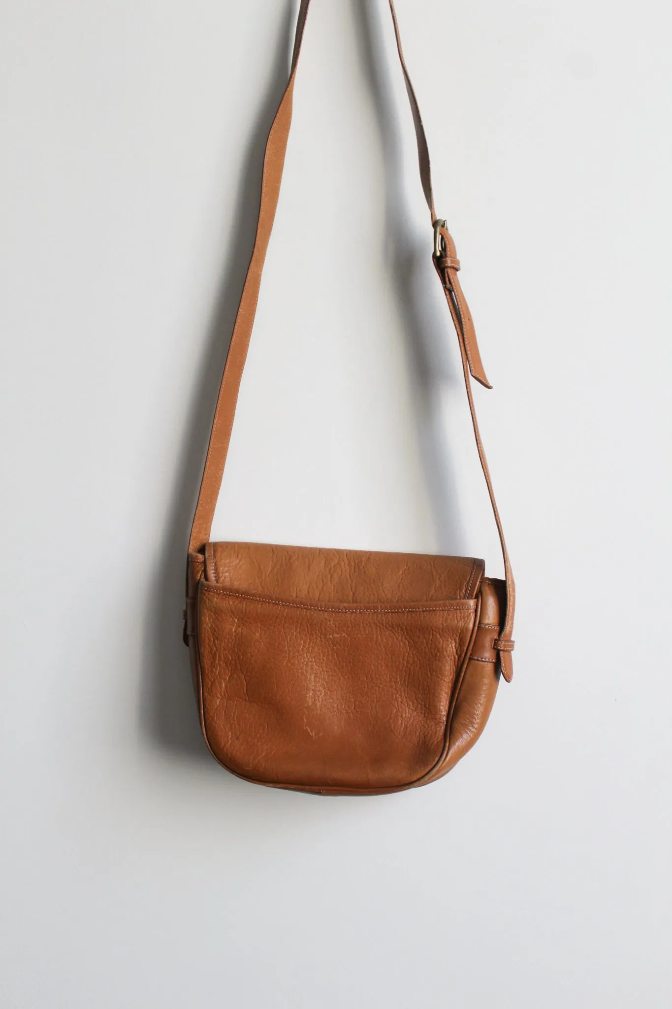 leather saddle bag