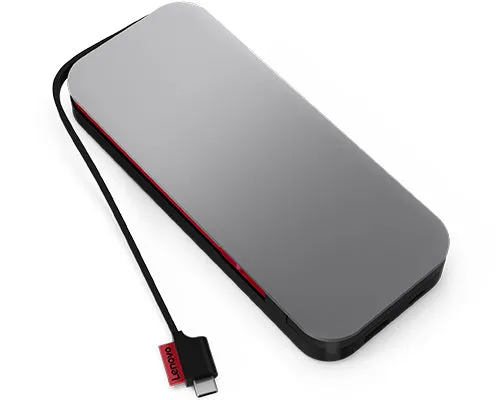 Lenovo Go Usb-C Laptop - Power Bank - 1 X Battery - Lithium Polymer - 20000 Mah - 74 Wh - Thunder Black