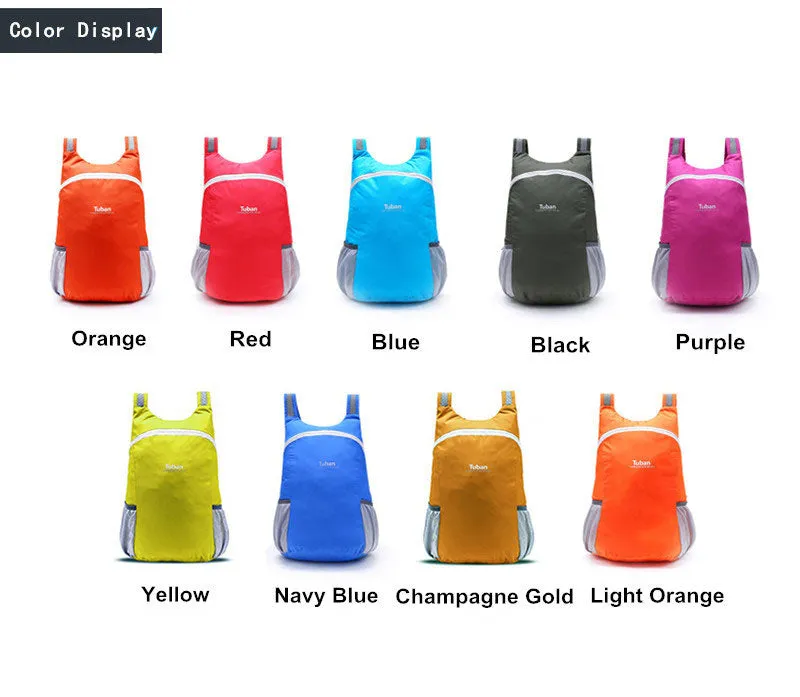 Lightweight Nylon Foldable Backpack Waterproof