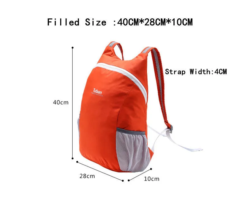 Lightweight Nylon Foldable Backpack Waterproof