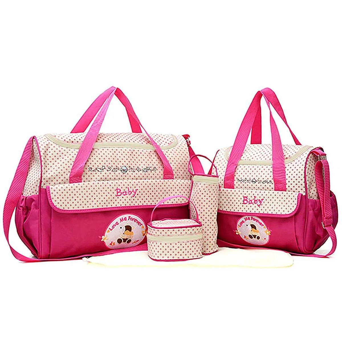 LovelyRLovely Five-piece Mommy Baby Bag Set