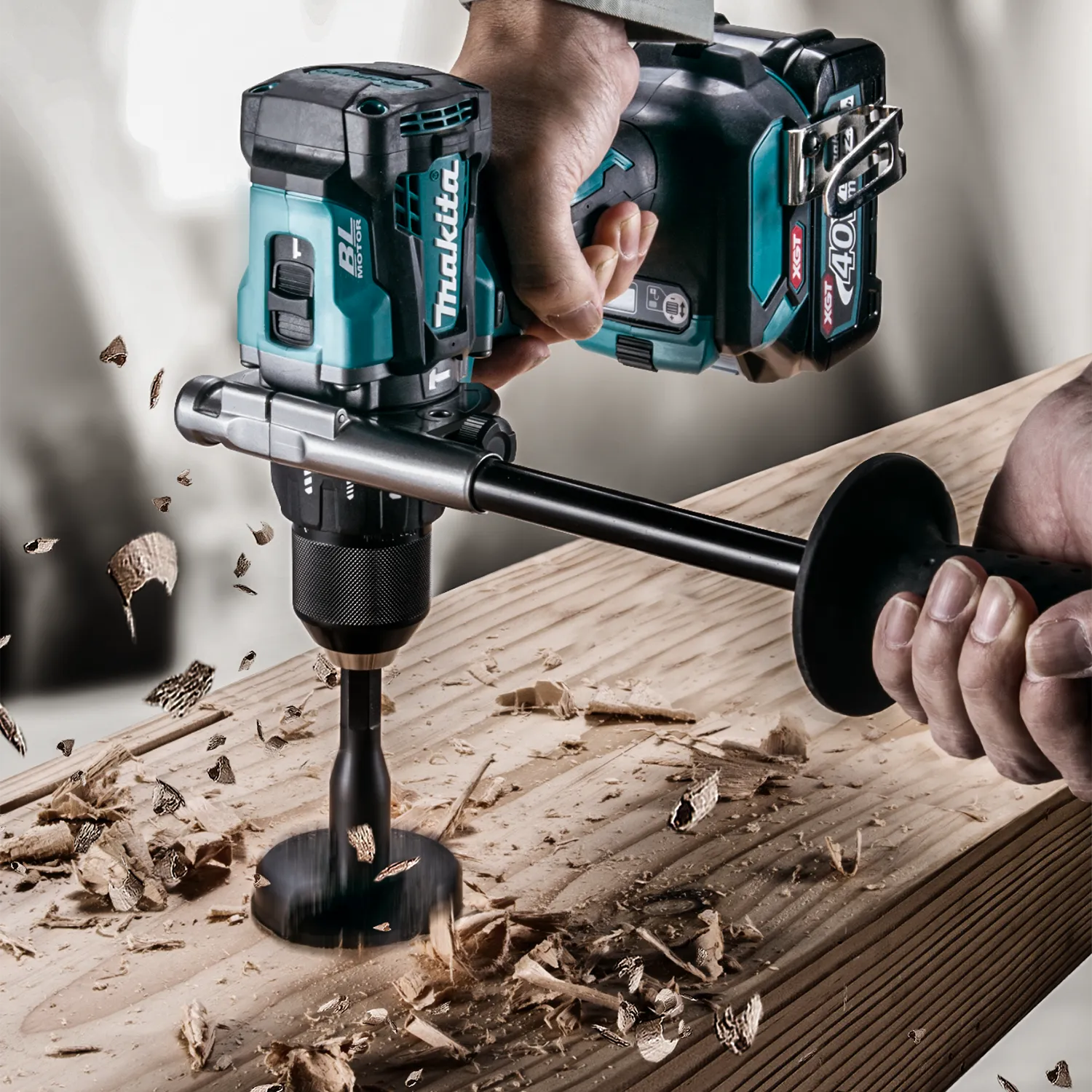 Makita GPH01D 40V Max XGT Brushless Cordless 1/2" Hammer Driver-Drill Kit