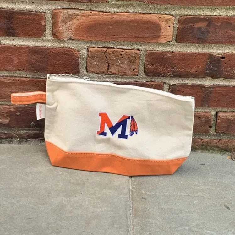 Manhasset Zip Top All Purpose Pouch - Orange