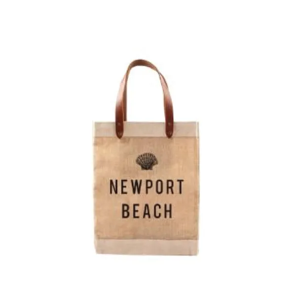 *Market Tote Seashell Newport Beach