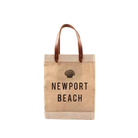 *Market Tote Seashell Newport Beach