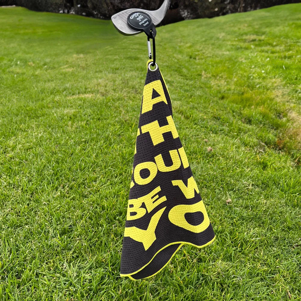 May The Course Be With You Magnetic Golf Towel, Tee Bag & Poker Chip