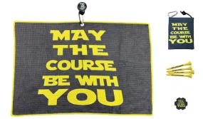 May The Course Be With You Magnetic Golf Towel, Tee Bag & Poker Chip