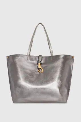 Megan Nylon Tote Bag In Anthracite