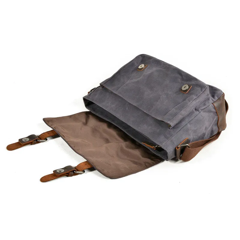 Men's Canvas DSLR Camera Messenger Bag