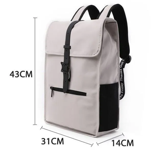 Men's Leather Cool Backpack CBTOS14 Laptop Waterproof Travel Bag