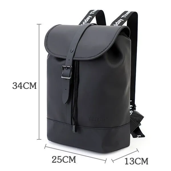 Men's Leather Cool Backpack CBTOS14 Laptop Waterproof Travel Bag