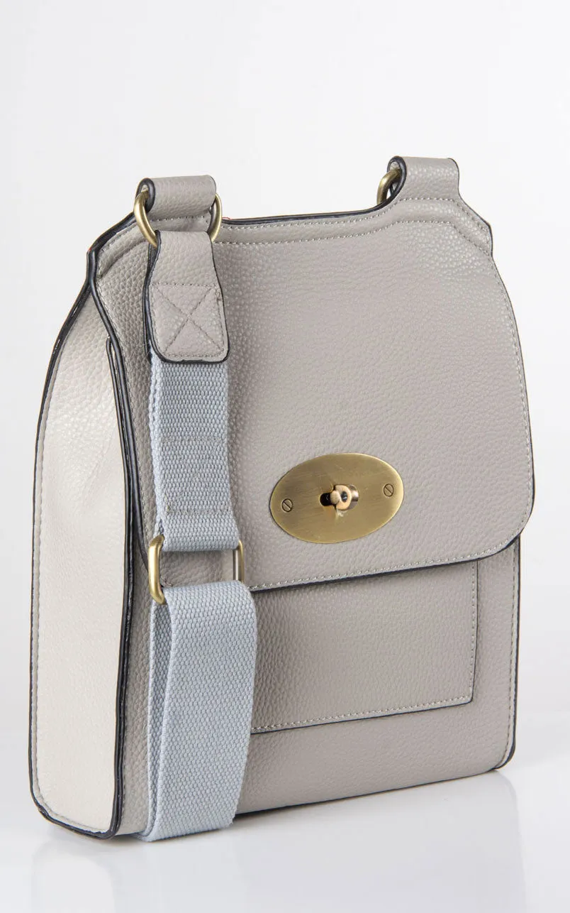 Messenger Bag | Pale Grey