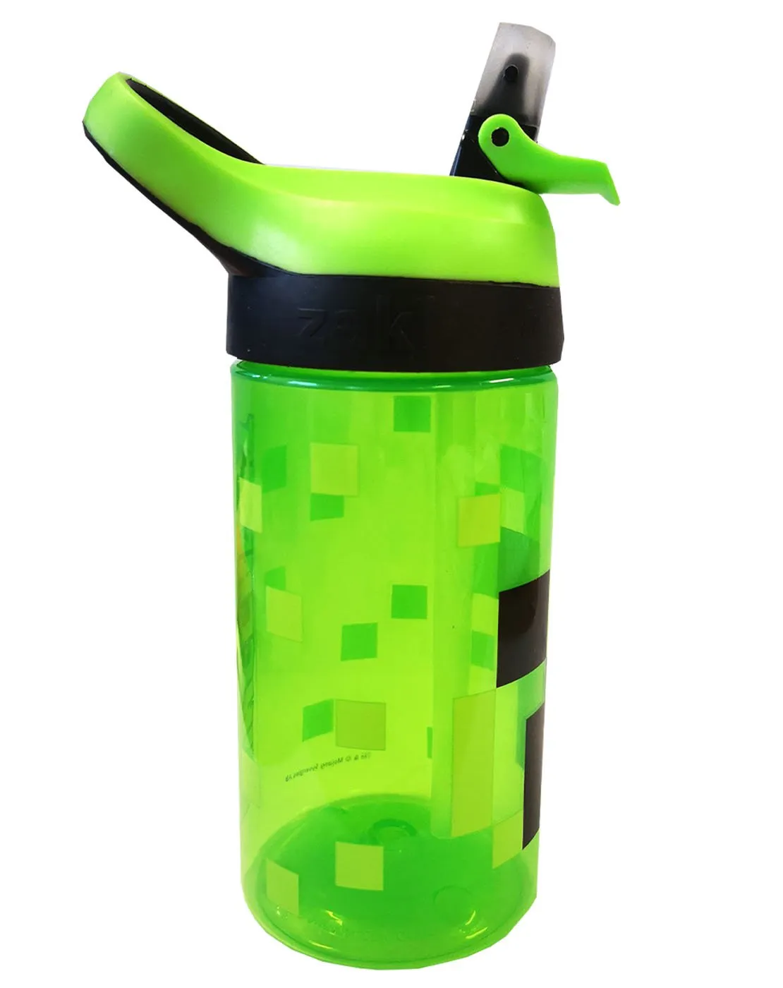 Minecraft Creeper Face Lunch Bag Set (Lunch Box, Water bottle, Snack Pot) - Green