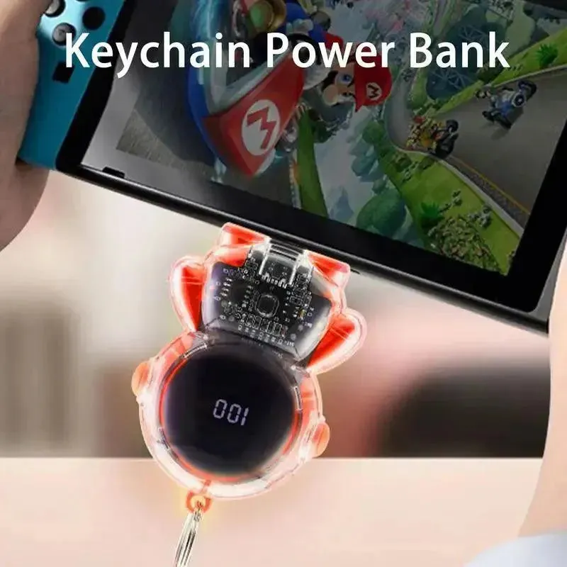 Mini Astronaut Keychain Power Bank