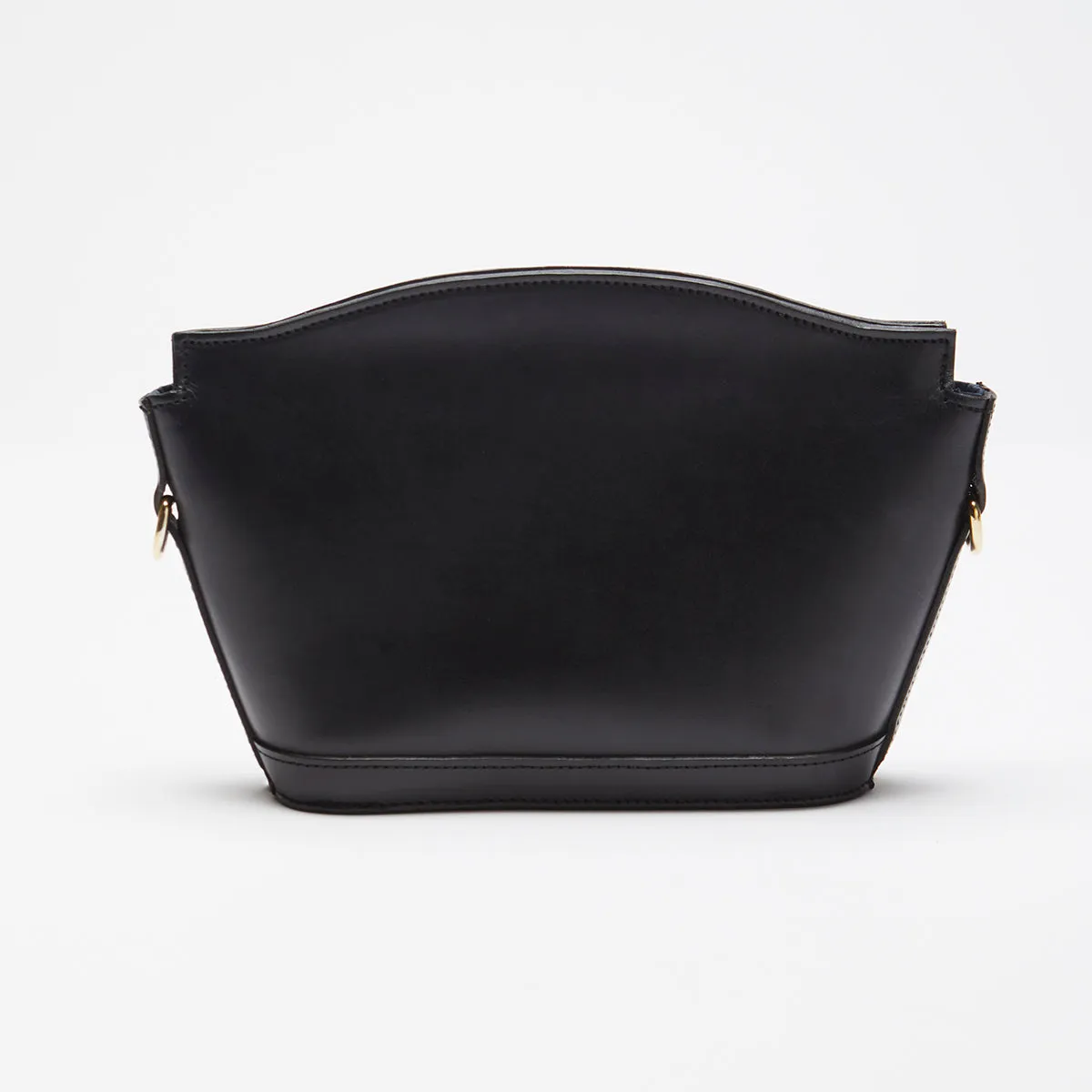 Mini Elwin Leather Handbag Black