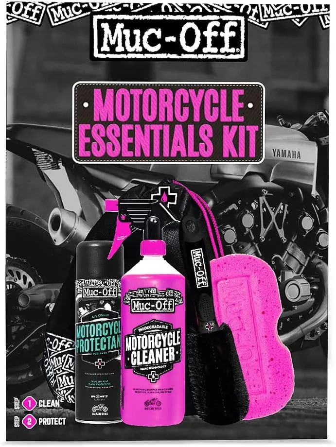 Muc-Off Motorcycle Essentials Cleaning Kit