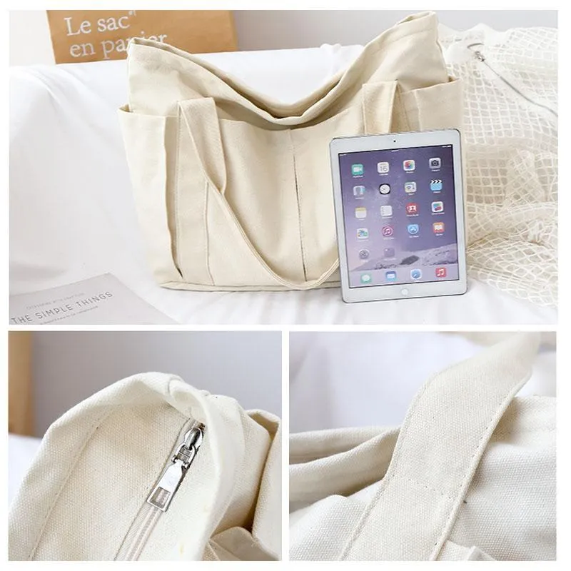 Multifunctional canvas bag