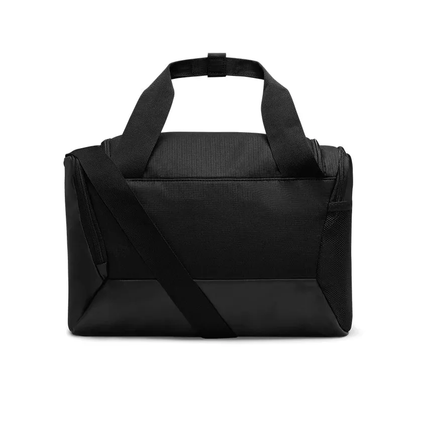 NIKE Brasilia Duffle Bag (Black/Black/White)