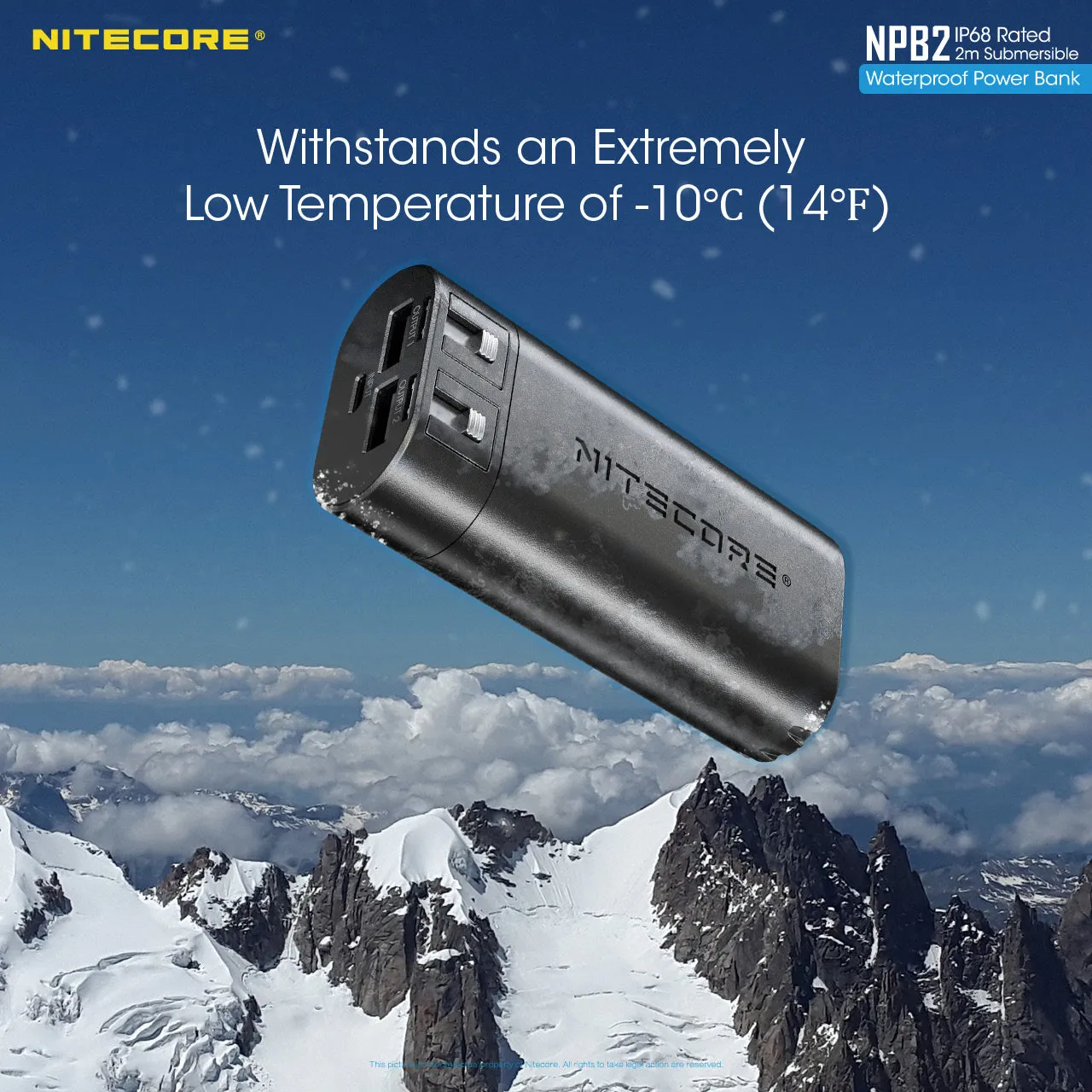 NITECORE WATERPROOF POWERBANK 10,000MAH (NPB2)