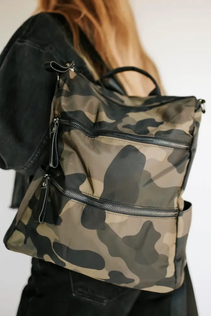 Nori Nylon Camo Backpack