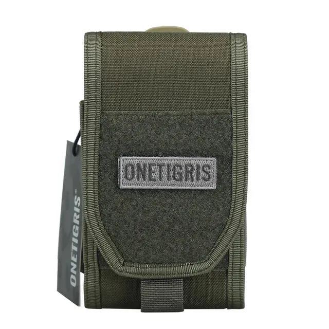 OneTigris MOLLE Tactical Hunting Waist Bag Smartphone Holder Pouch for iPhone6s SE iPhone6 Plus 8Plus iPhone X