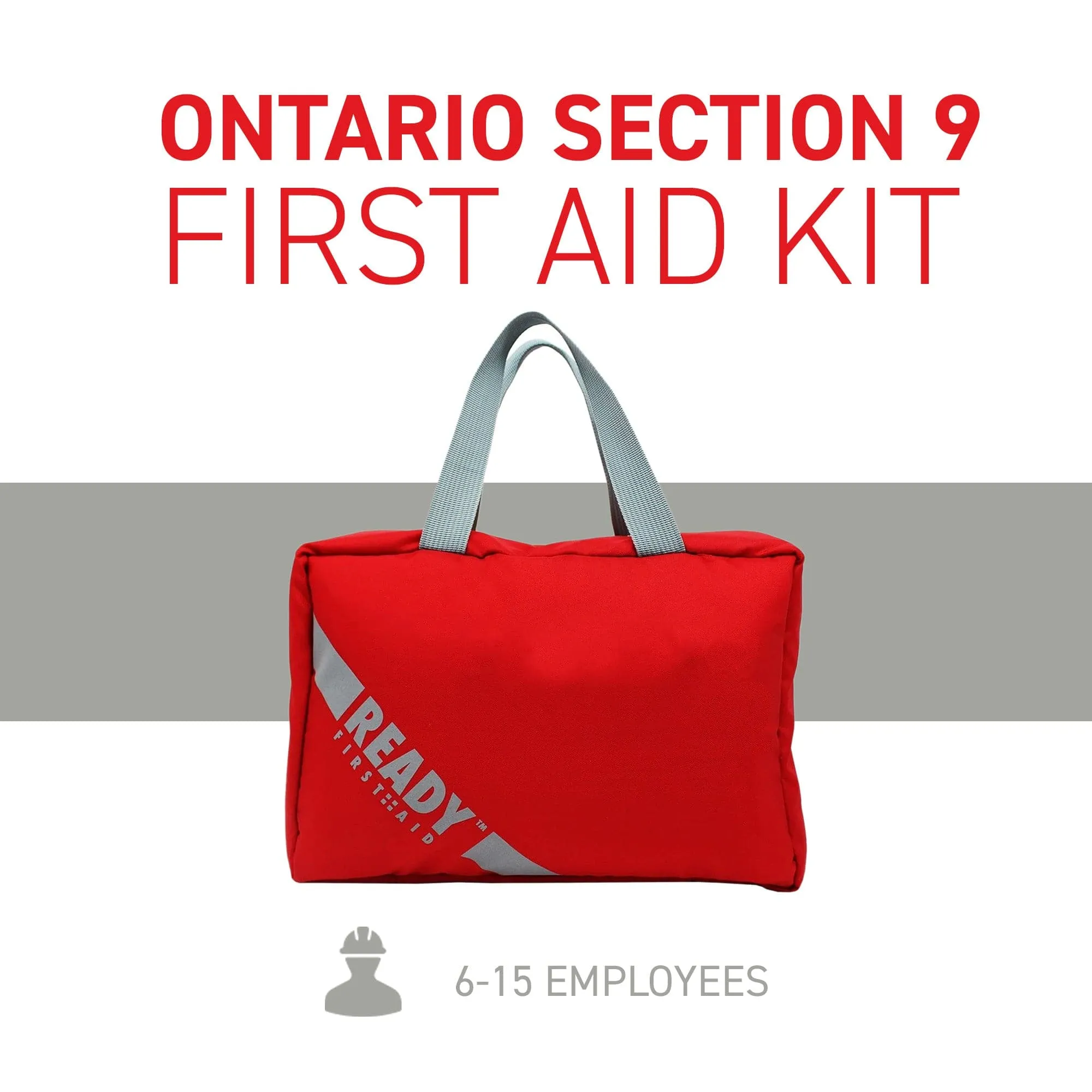 Ontario Section 9 First Aid Kit (6-15 Employees) with First Aid Bag