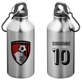 Personalised AFC Bournemouth Retro Water Bottle