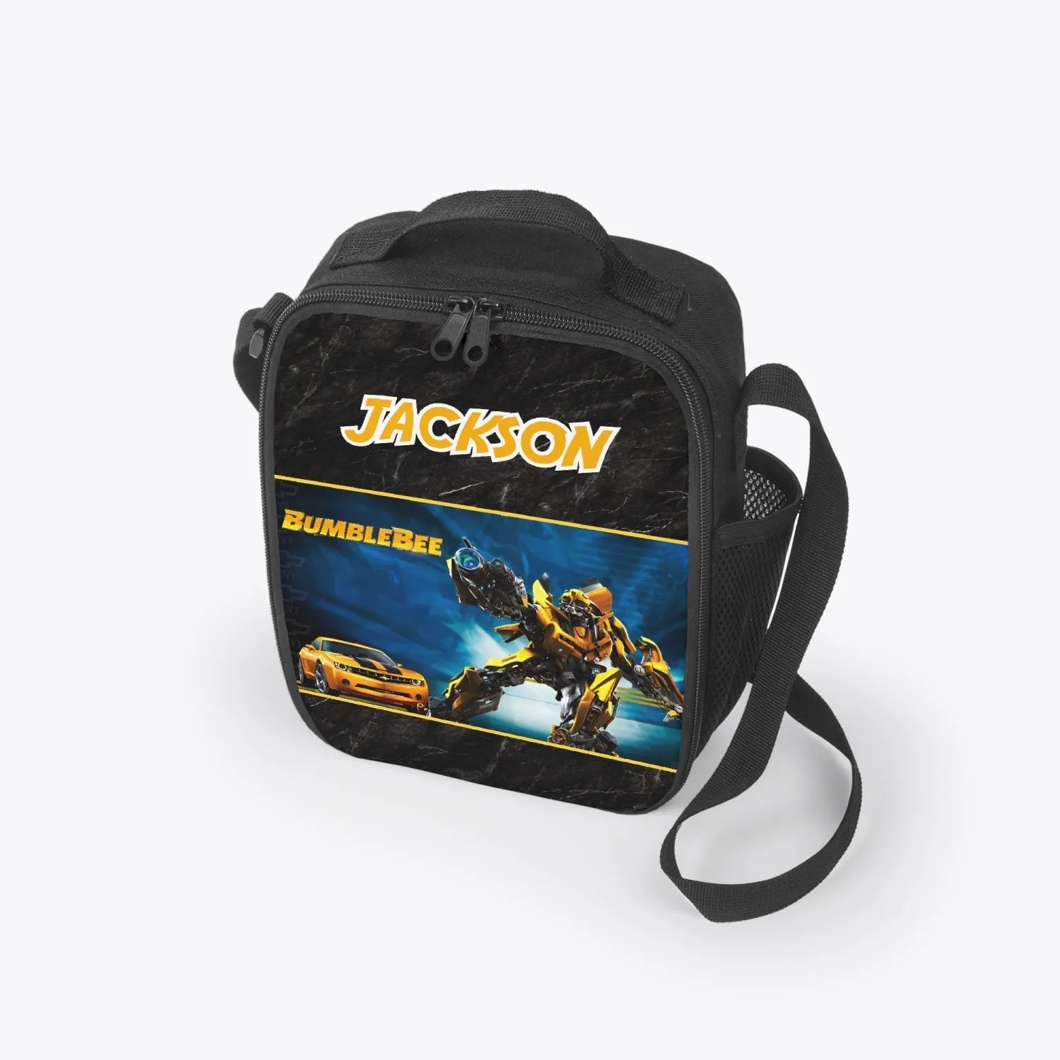 Personalized Transformer Bumblebee Lunch Box Bag *See Listing for Matching Tumbler*