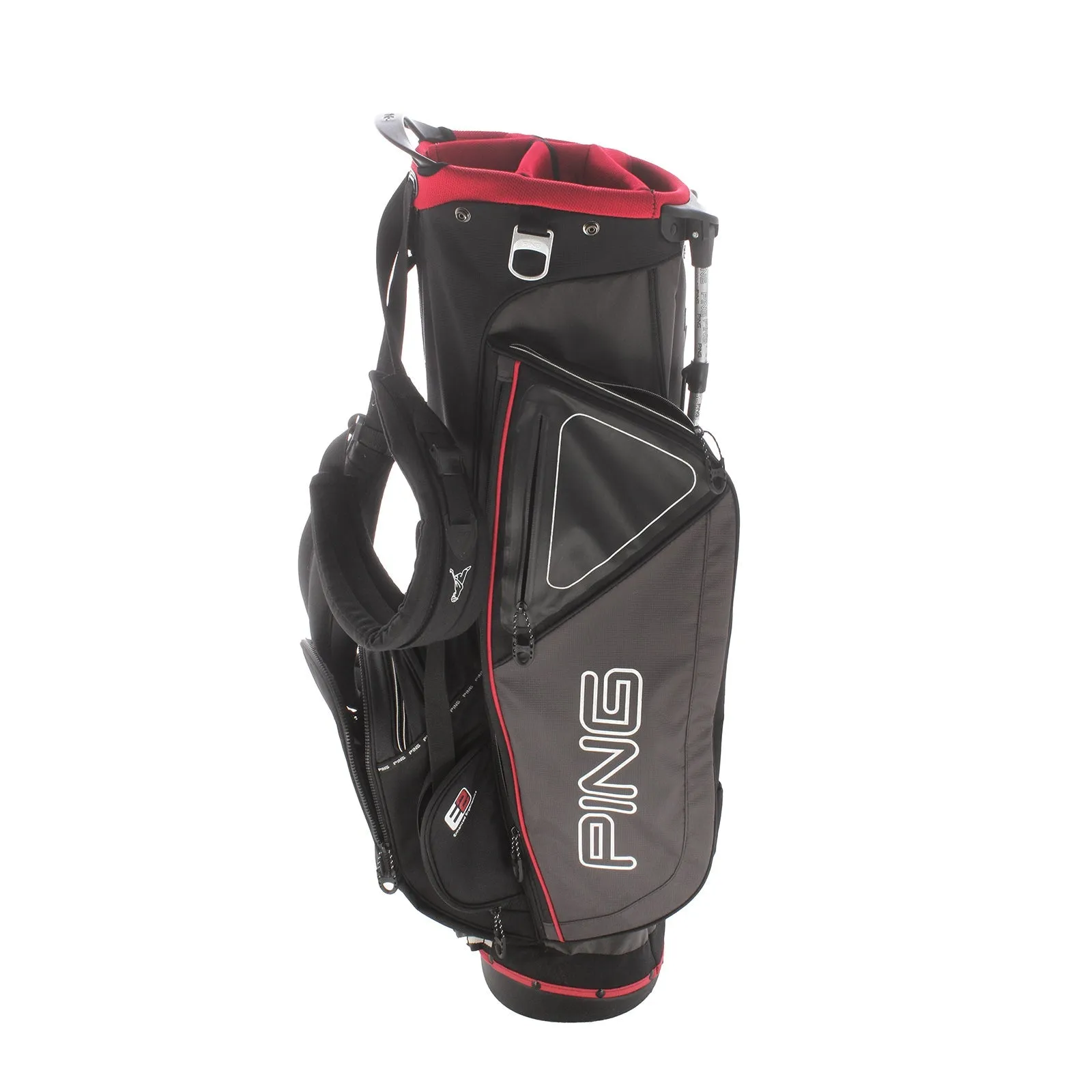 Ping E2 Stand Bag - Black/Red