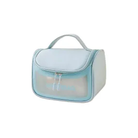 Portable Waterproof Cosmetic Travel Bag With Hanging Hook Re-10 Blue