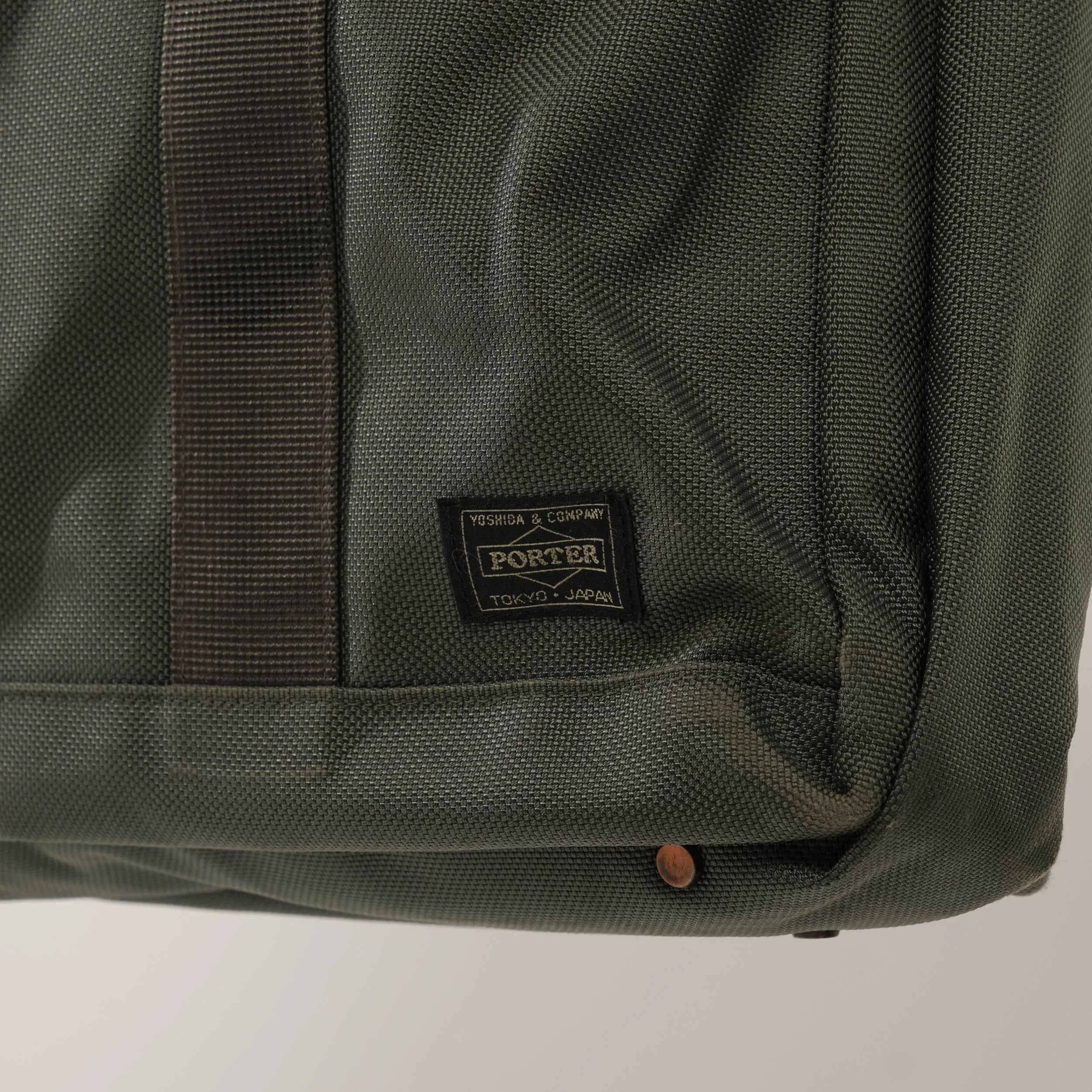 PORTER GREY CANVAS LAPTOP BAG #5