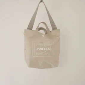 PORTER GREY CANVAS TOTE BAG #10