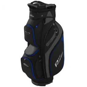 PowaKaddy DLX-Lite Edition Golf Cart Bag - Black/Titanium/Blue