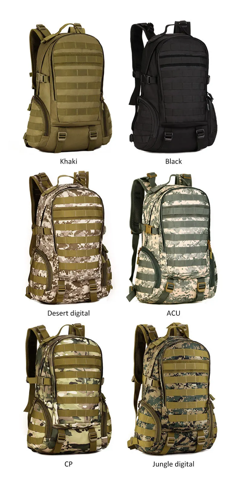 Protector Plus 30L Molle Tactical Military Army Backpack