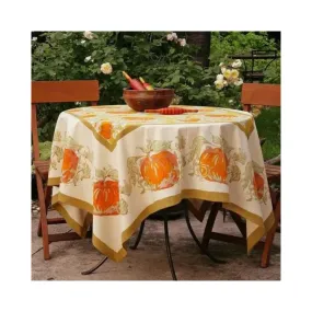 Pumpkin Mustard Tablecloth