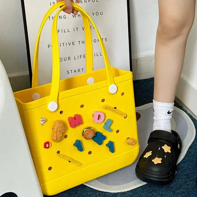 Quirky Fried Chicken Fries Tote Bag