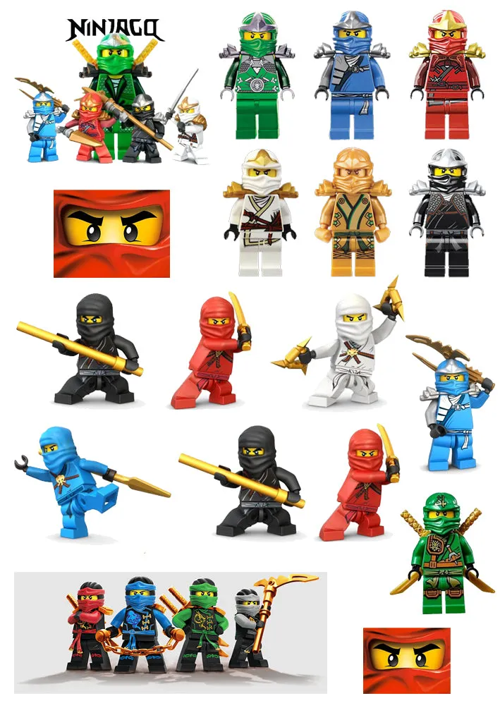 ""Ninjago" School labels packs